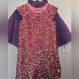 cupcakes and cashmere sequin dress cupcakes & cashmere | Dresses | Cupcakes Cashmere Girls Pink Sequin Dress
